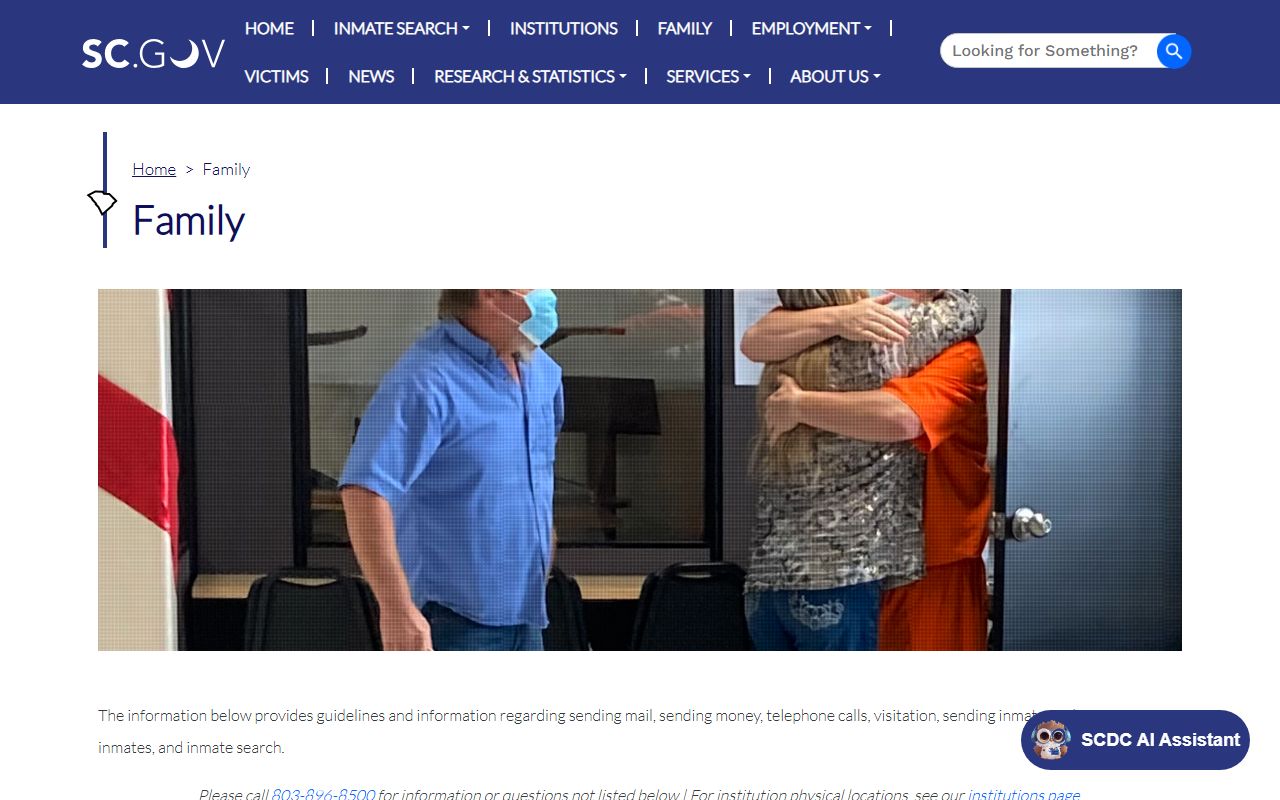 Berkeley County probate records related SCDC family information page